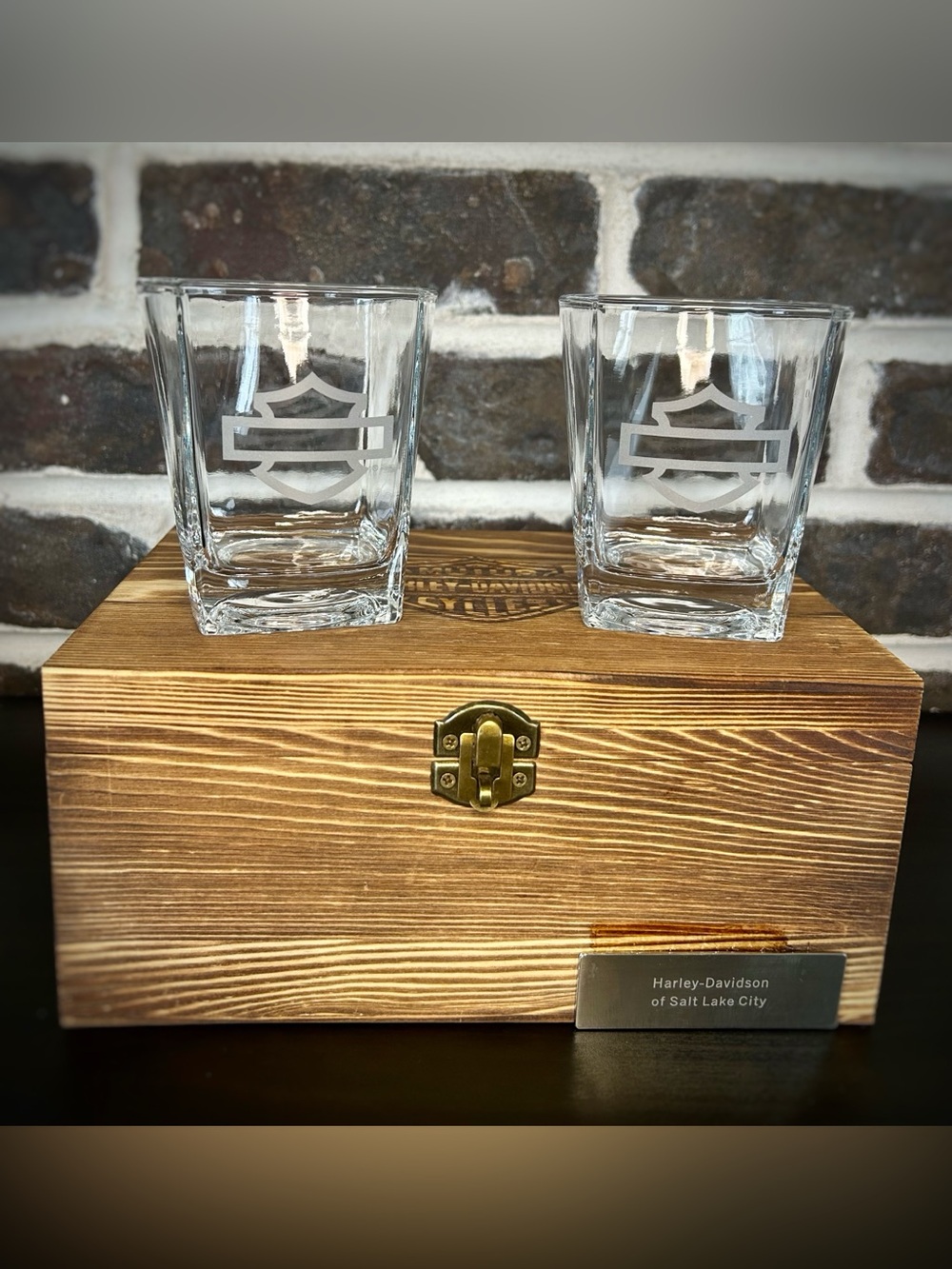 Harley-Davidson Glass Set in Box